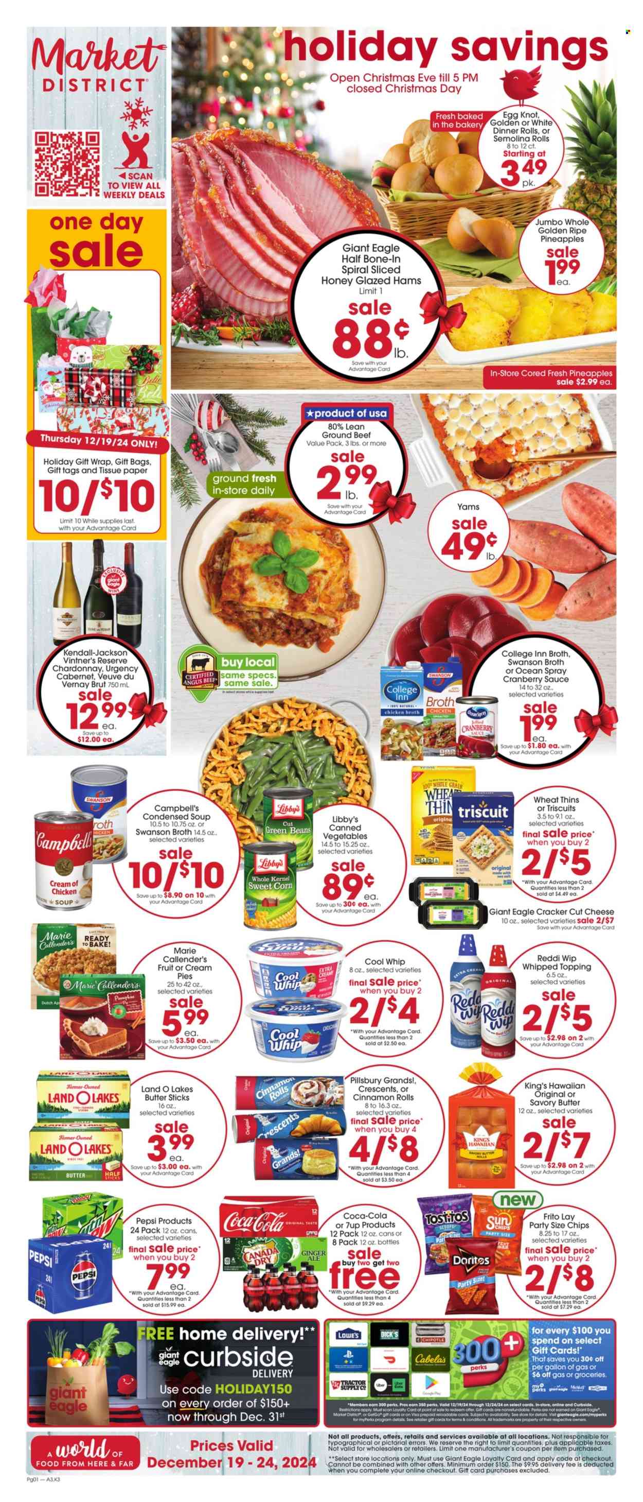 Giant Eagle ad - 12/19/2024 - 12/24/2024. Page 1