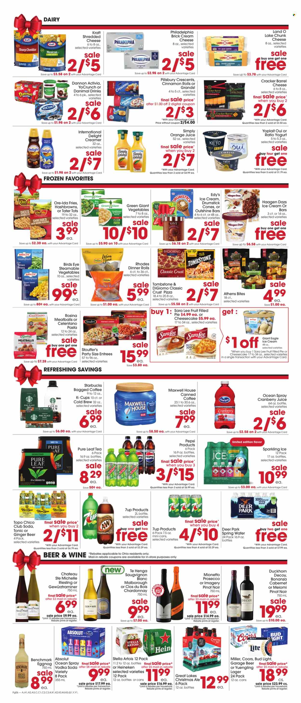 Giant Eagle ad - 12/19/2024 - 12/24/2024. Page 1