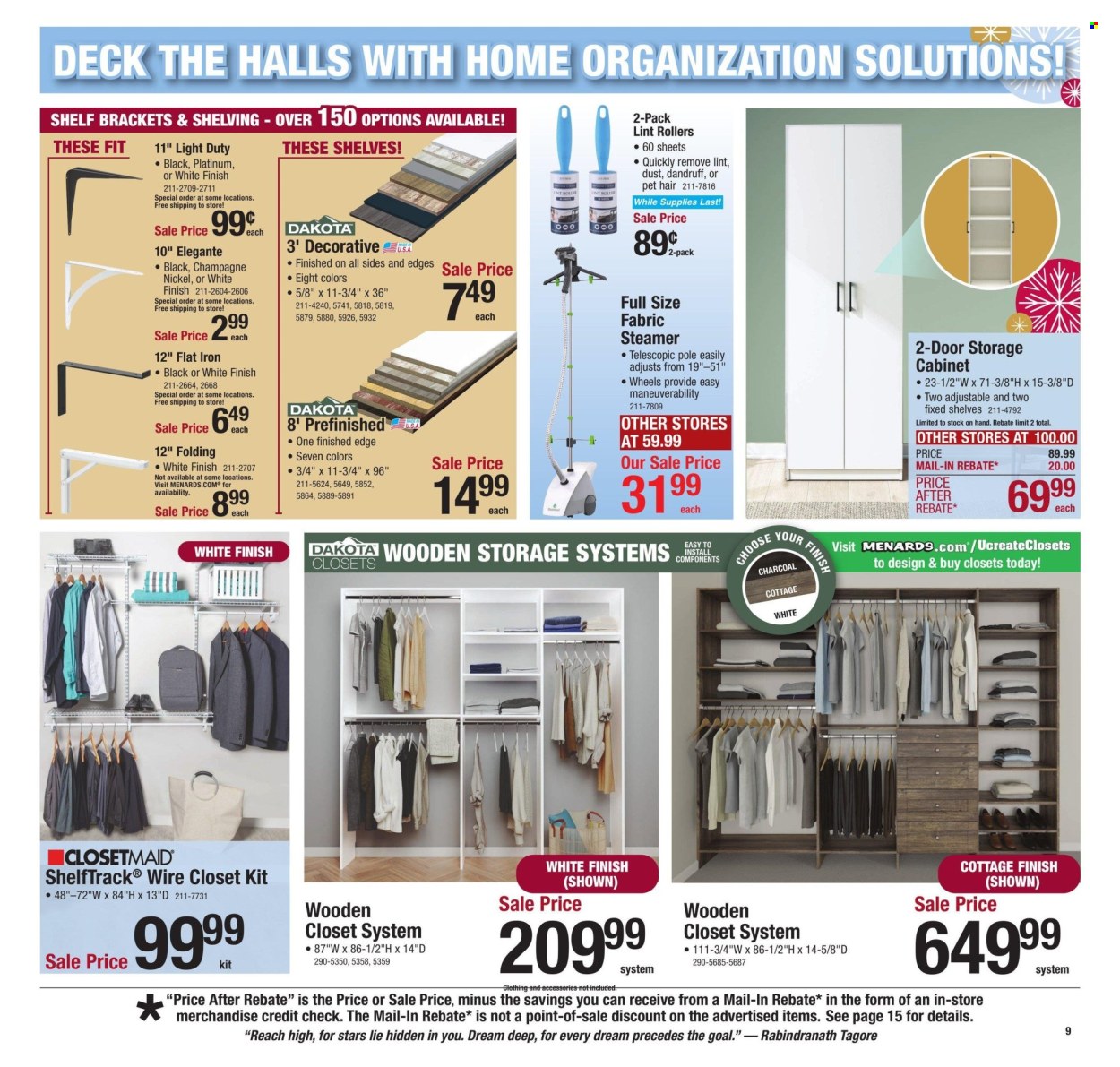 Menards ad - 12/19/2024 - 12/31/2024. Page 1