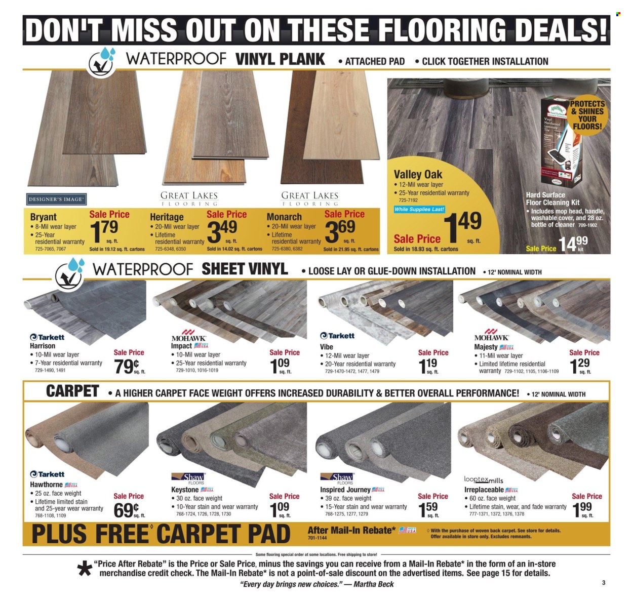 Menards ad - 12/19/2024 - 12/31/2024. Page 1