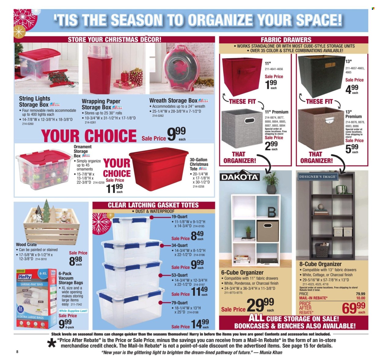 Menards ad - 12/19/2024 - 12/31/2024. Page 1