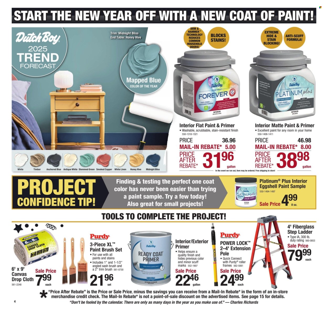 Menards ad - 12/19/2024 - 12/31/2024. Page 1