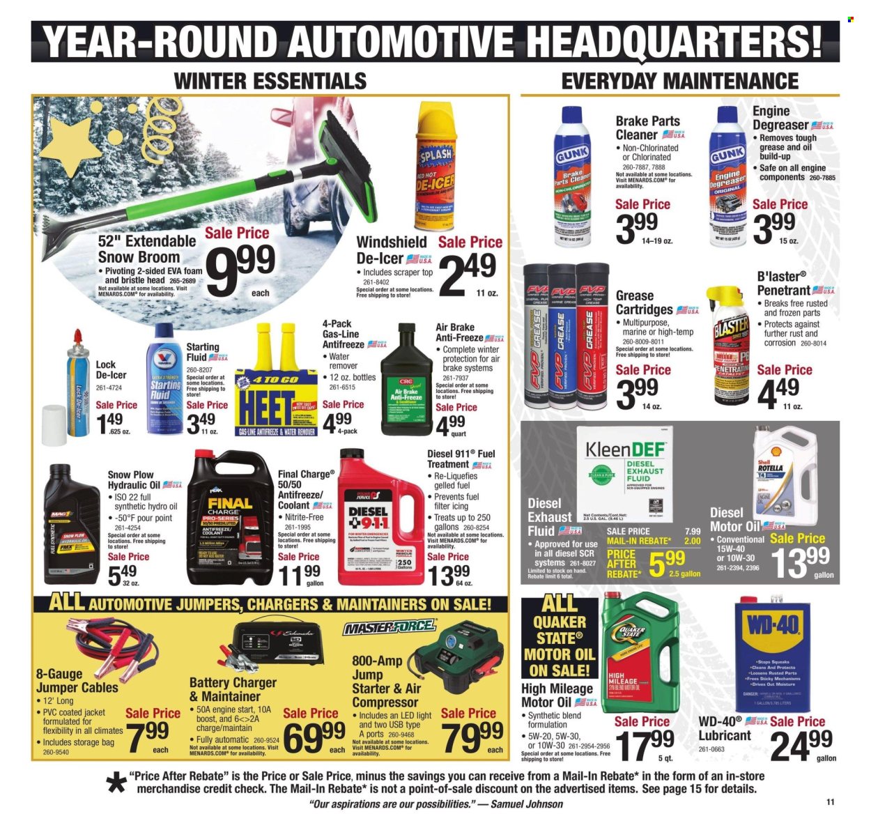 Menards ad - 12/19/2024 - 12/31/2024. Page 1