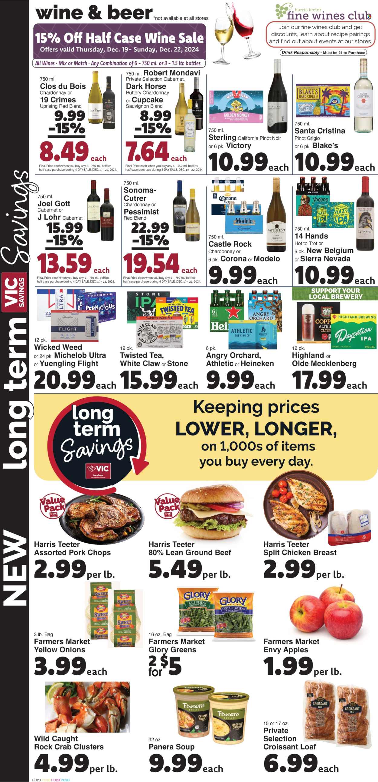 Harris Teeter ad - 12/18/2024 - 12/24/2024. Page 1