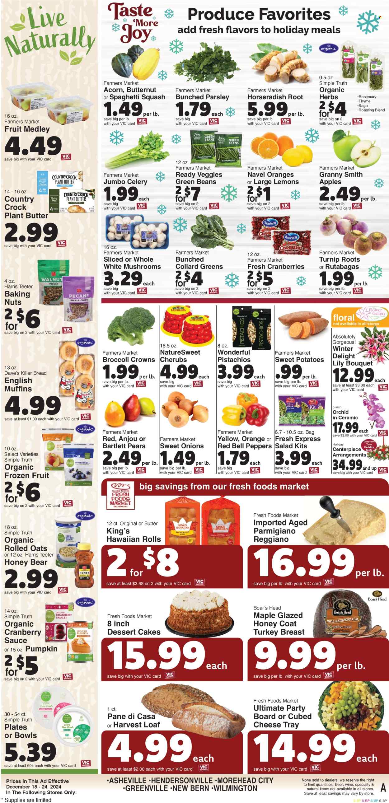 Harris Teeter ad - 12/18/2024 - 12/24/2024. Page 1