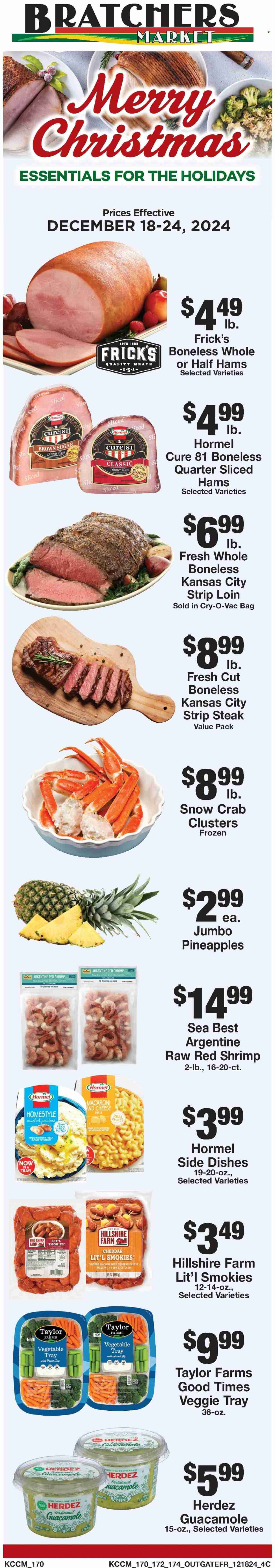 Bratchers Market ad - 12/18/2024 - 12/24/2024. Page 1