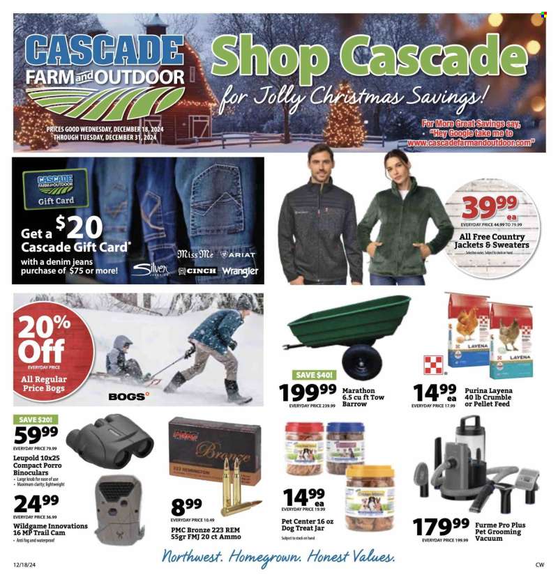 Cascade Farm And Outdoor Flyer - 12/18/2024 - 12/31/2024.