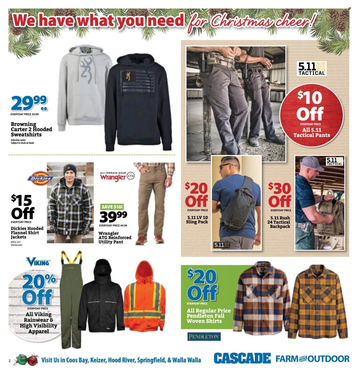 Cascade Farm And Outdoor ad - 12/18/2024 - 12/31/2024. Page 1