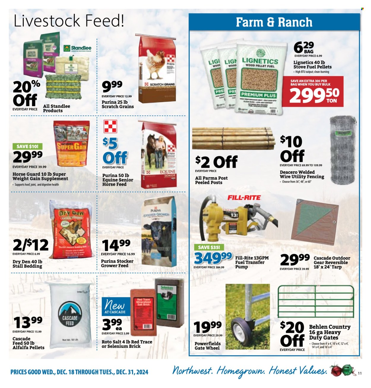 Cascade Farm And Outdoor ad - 12/18/2024 - 12/31/2024. Page 1