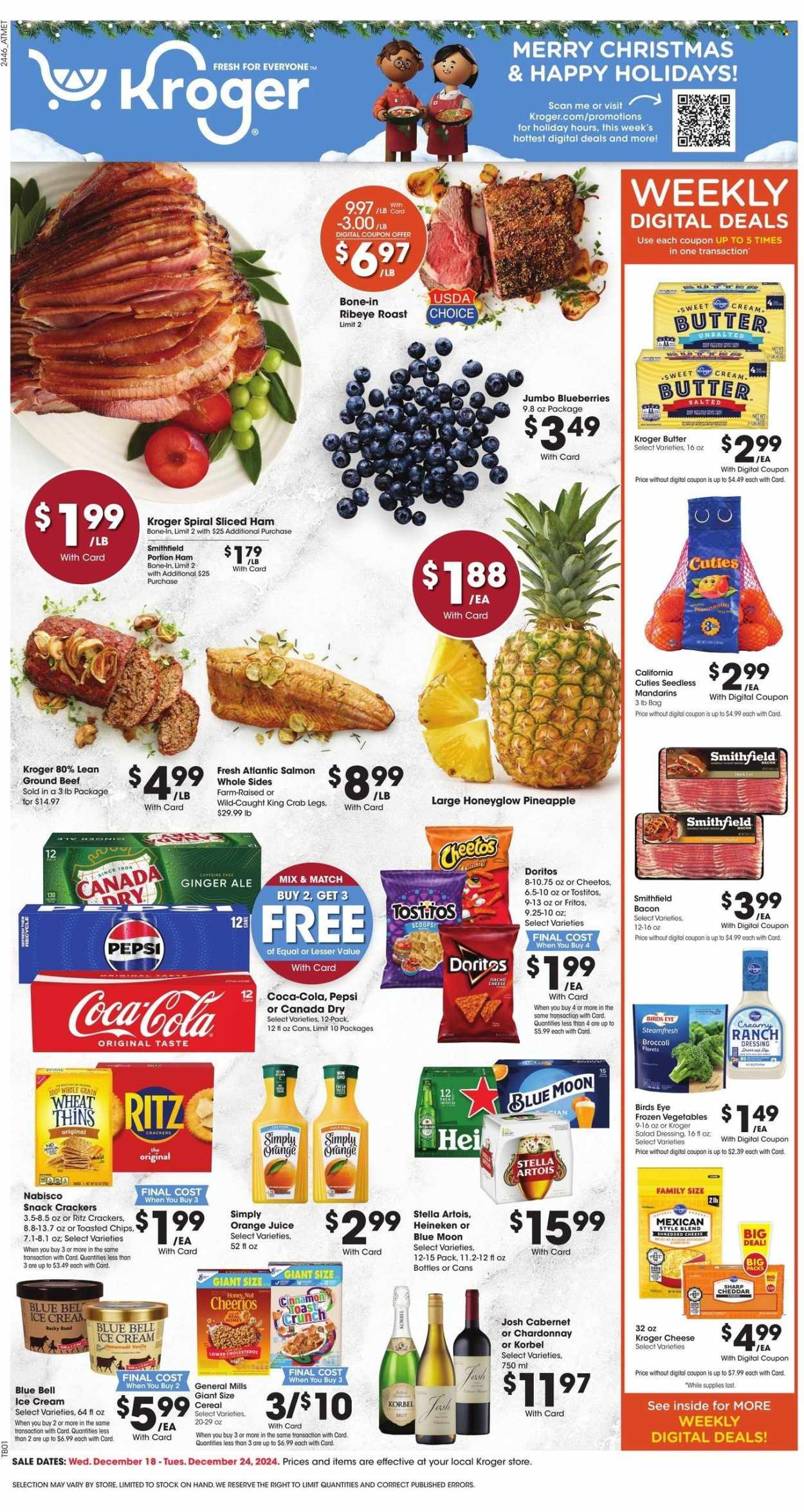 Kroger ad - 12/18/2024 - 12/24/2024. Page 1