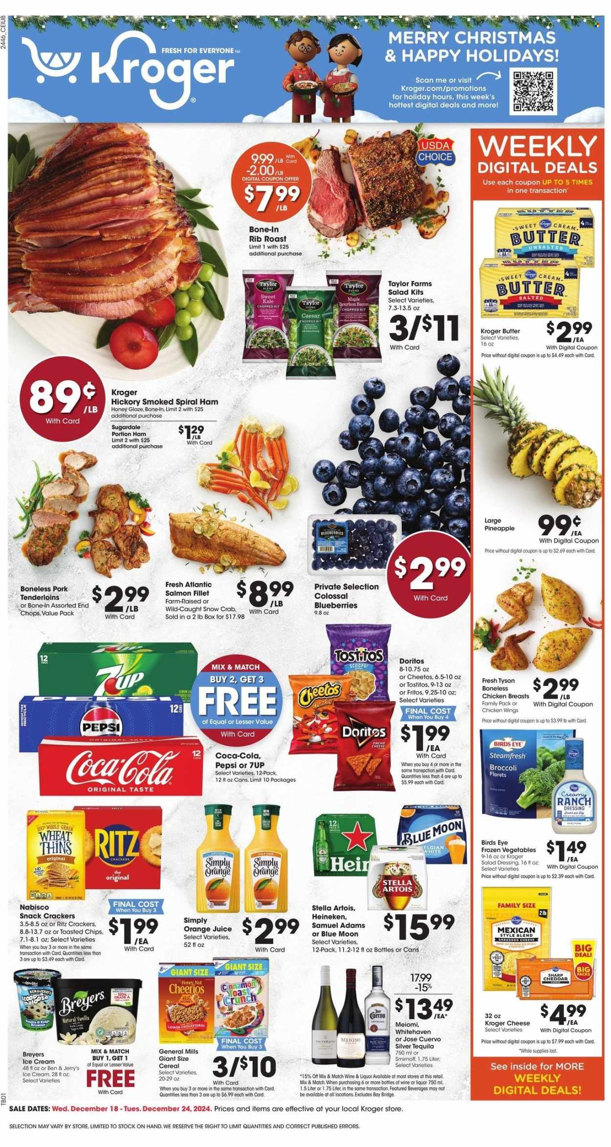 Kroger ad - 12/18/2024 - 12/24/2024. Page 1