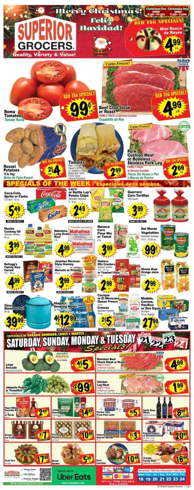 Superior Grocers Flyer - 12/18/2024 - 12/24/2024.