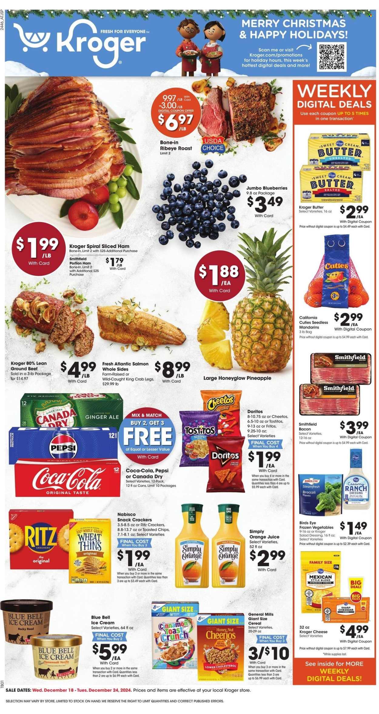 Kroger ad - 12/18/2024 - 12/24/2024. Page 1