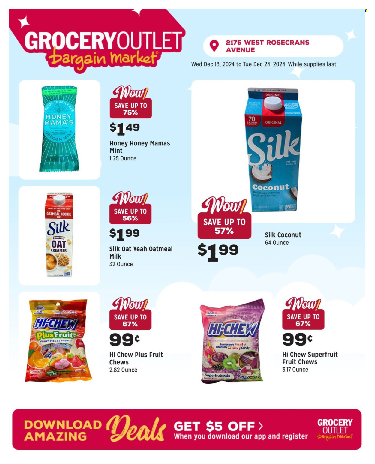 Grocery Outlet ad - 12/18/2024 - 12/24/2024. Page 1