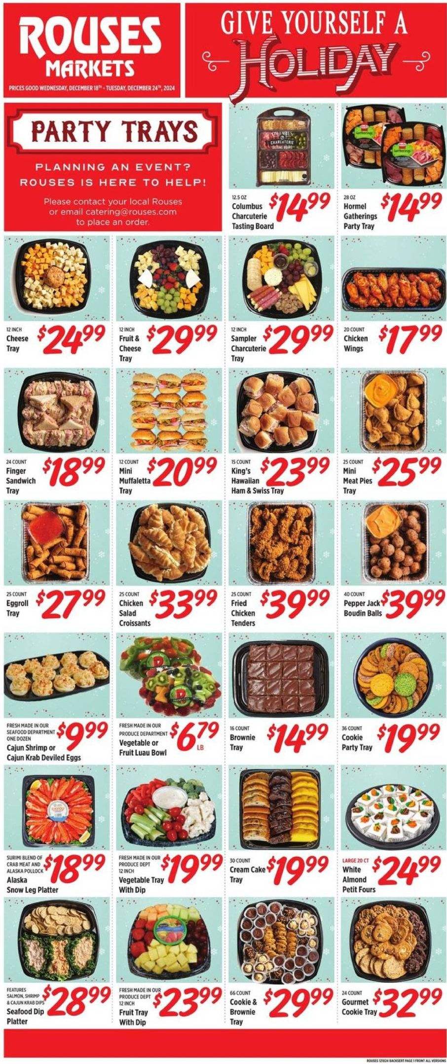 Rouses Markets ad - 12/18/2024 - 12/24/2024. Page 1