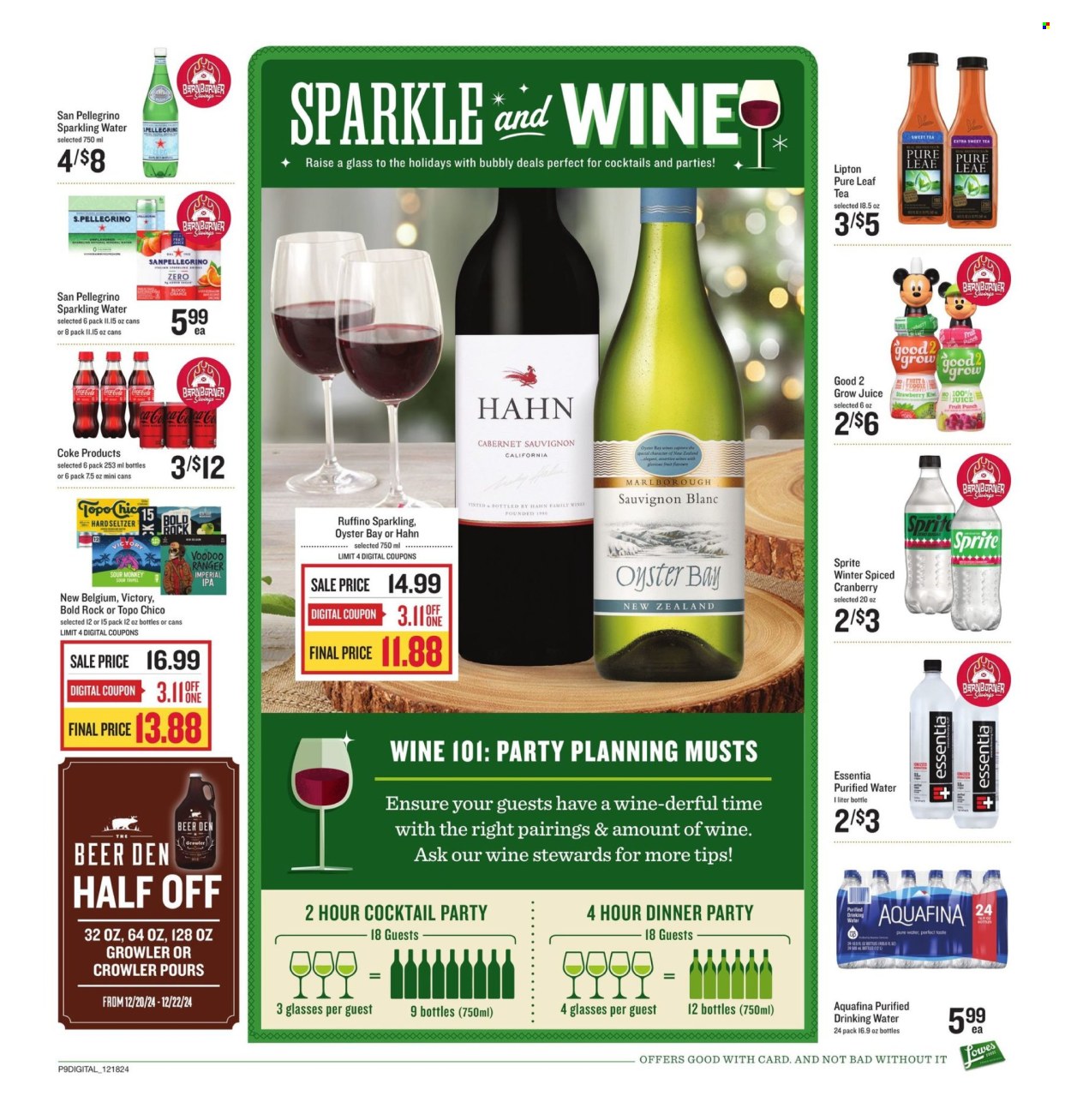 Lowes Foods ad - 12/18/2024 - 12/24/2024. Page 1