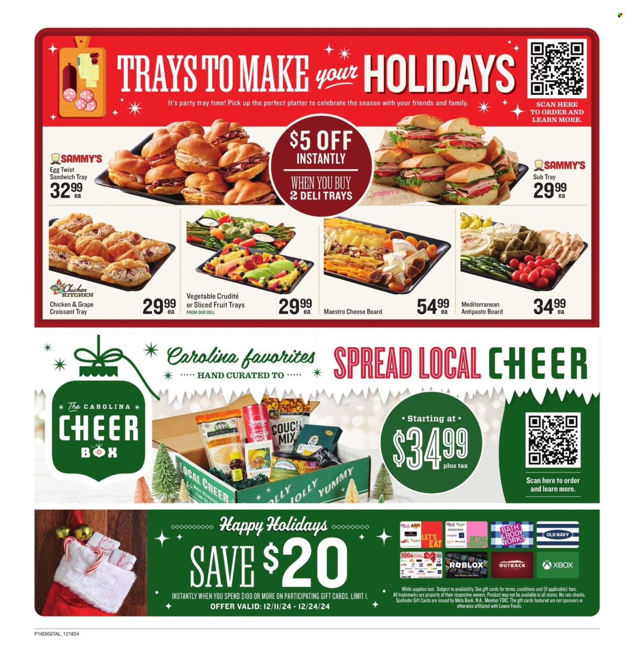 Lowes Foods ad - 12/18/2024 - 12/24/2024. Page 1