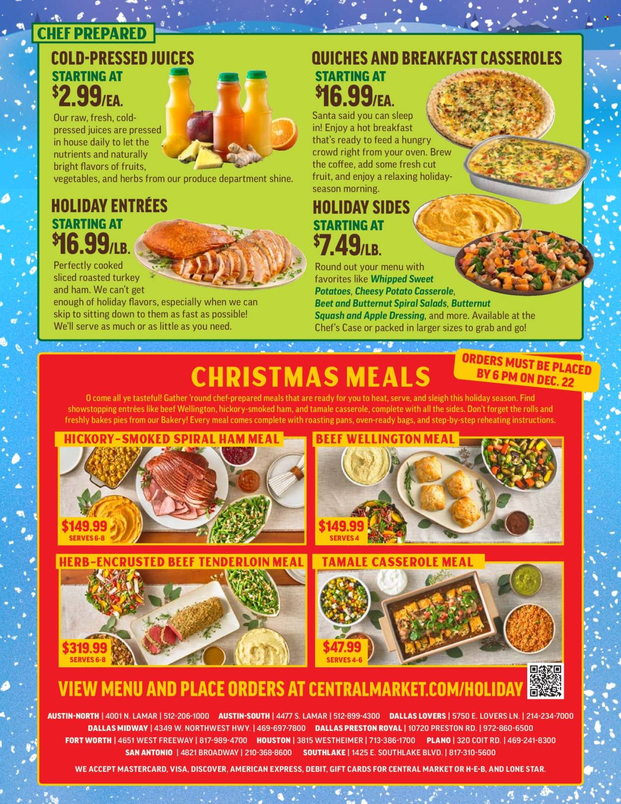 Central Market ad - 12/18/2024 - 12/24/2024. Page 1