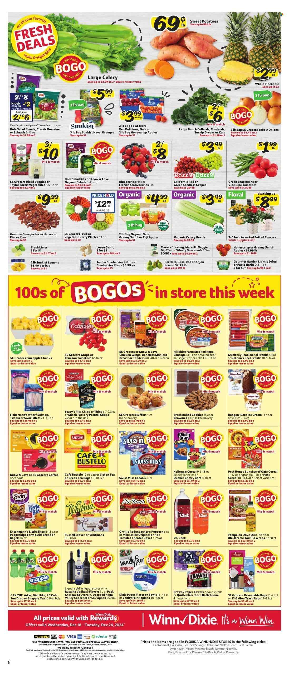 Winn Dixie ad - 12/18/2024 - 12/24/2024. Page 1