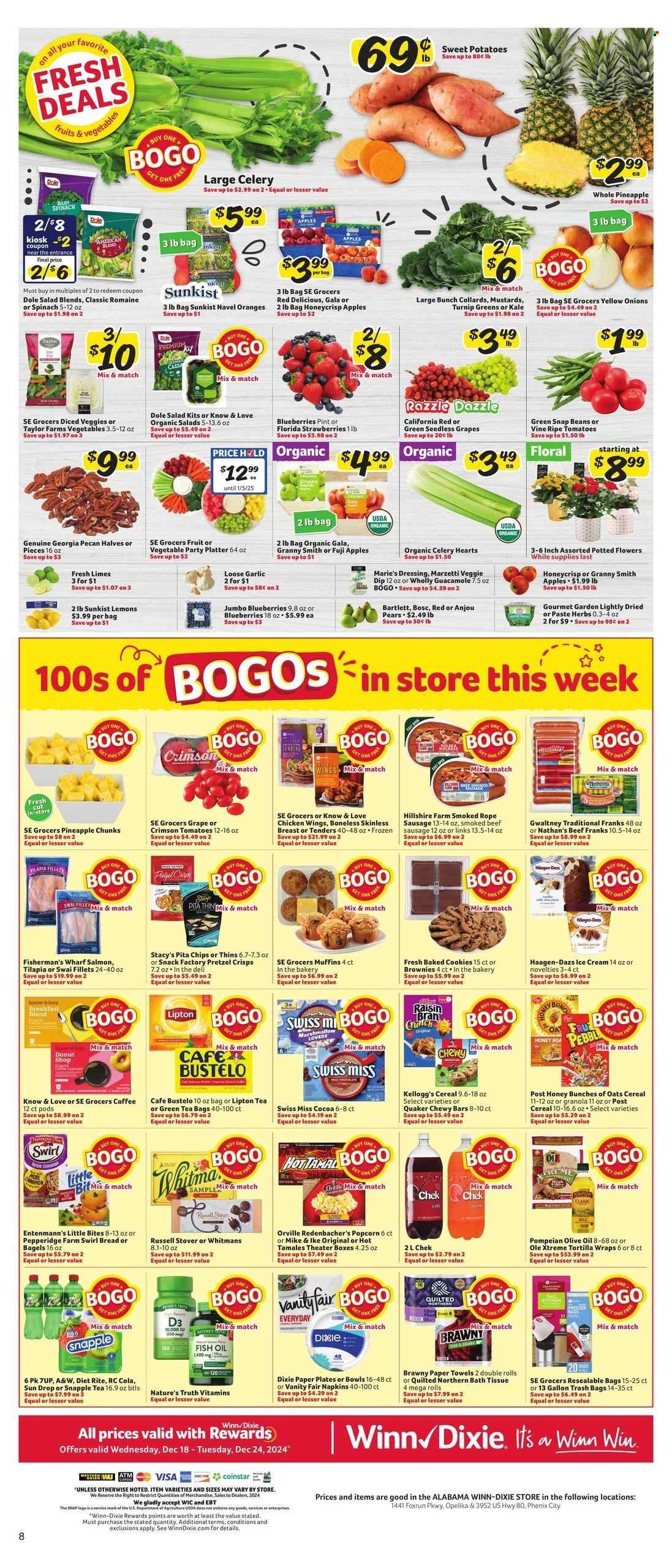 Winn Dixie ad - 12/18/2024 - 12/24/2024. Page 1