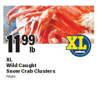 XL Wild Caught Snow Crab Clusters