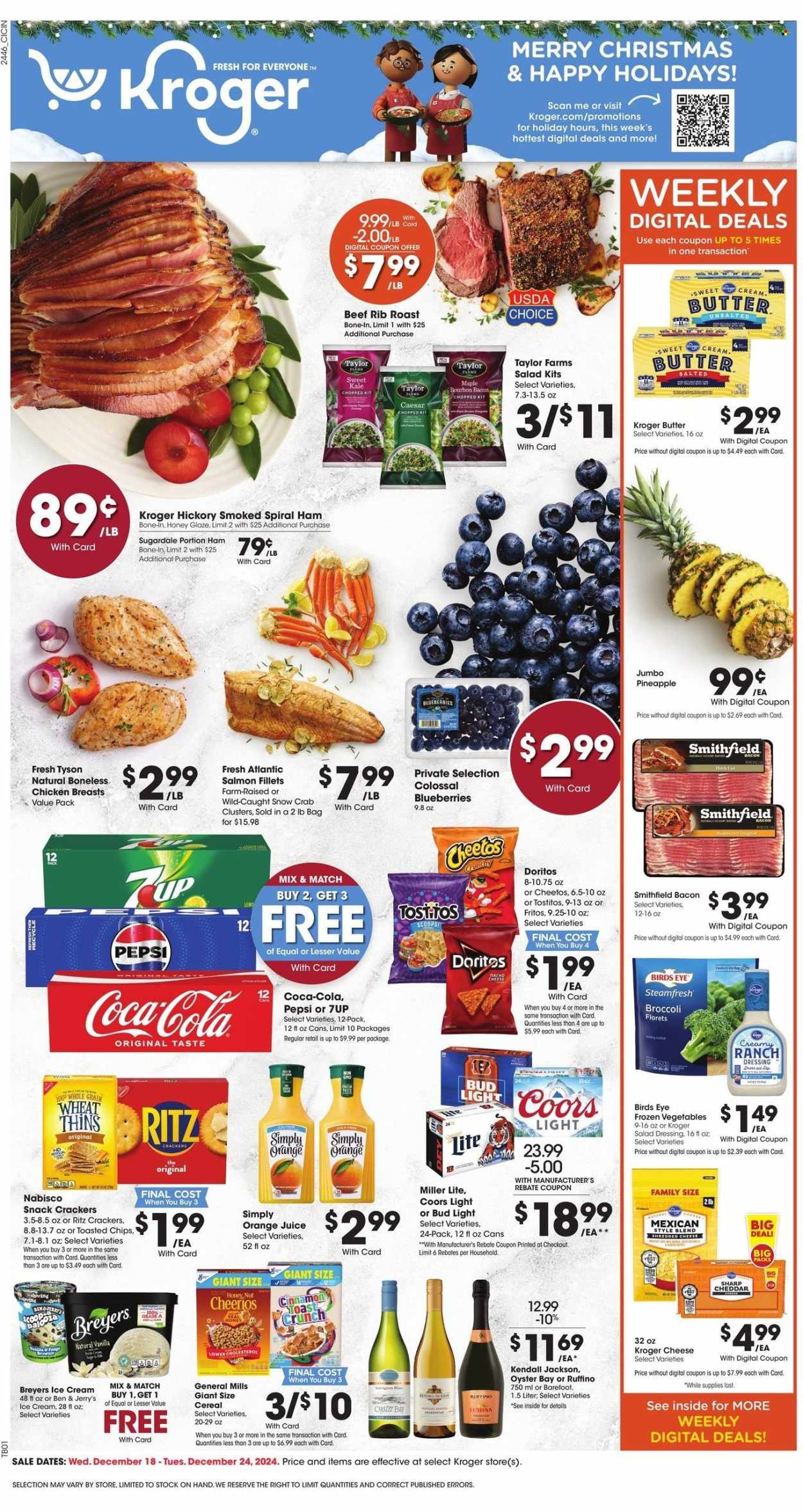 Kroger ad - 12/18/2024 - 12/24/2024. Page 1