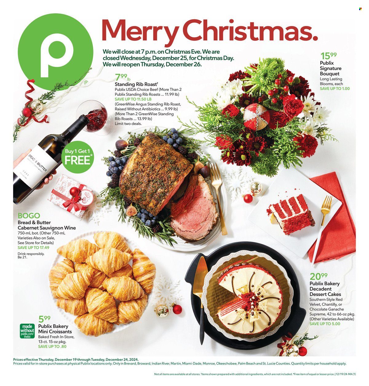 Publix ad - 12/19/2024 - 12/24/2024. Page 1