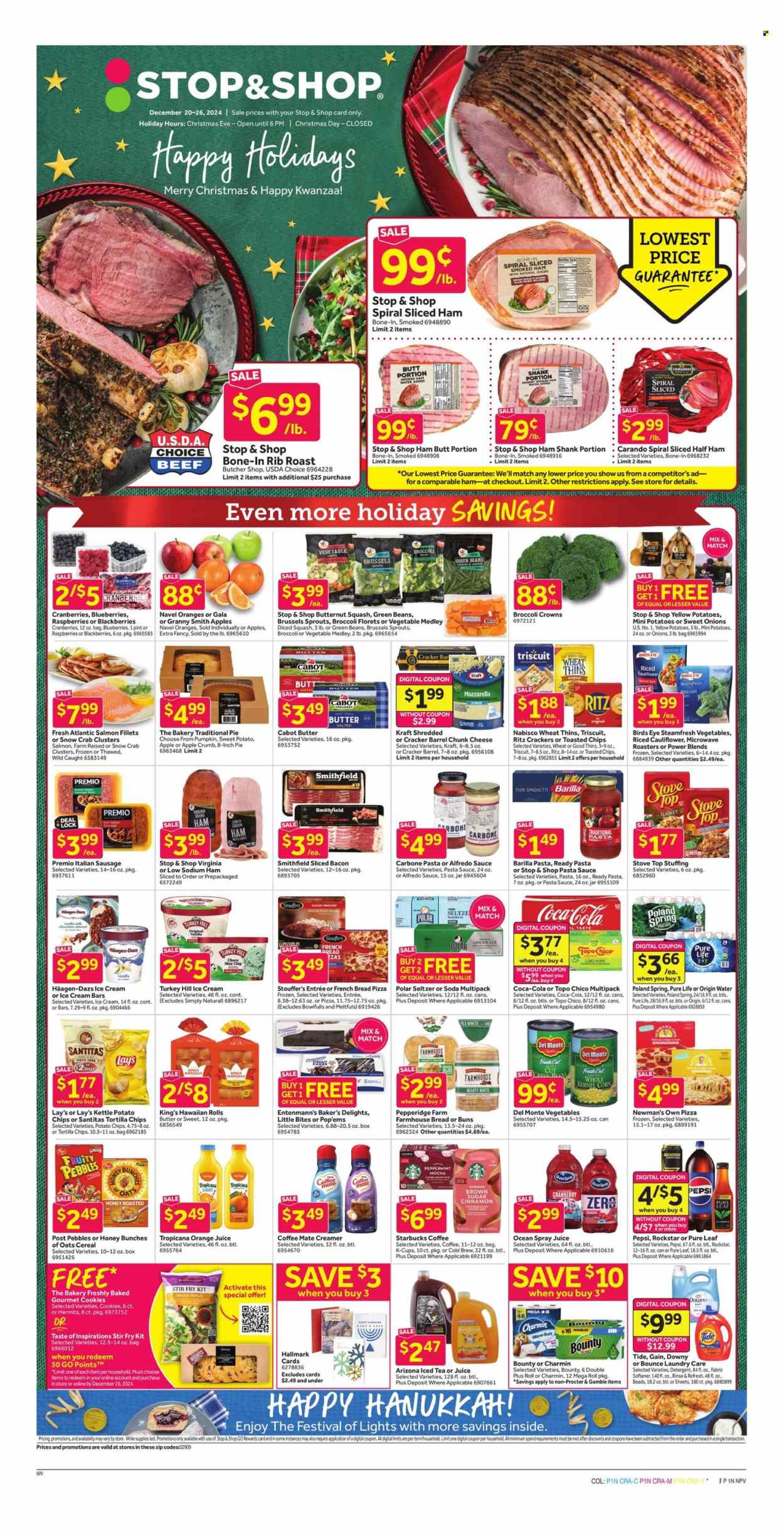 Stop & Shop ad - 12/20/2024 - 12/26/2024. Page 1