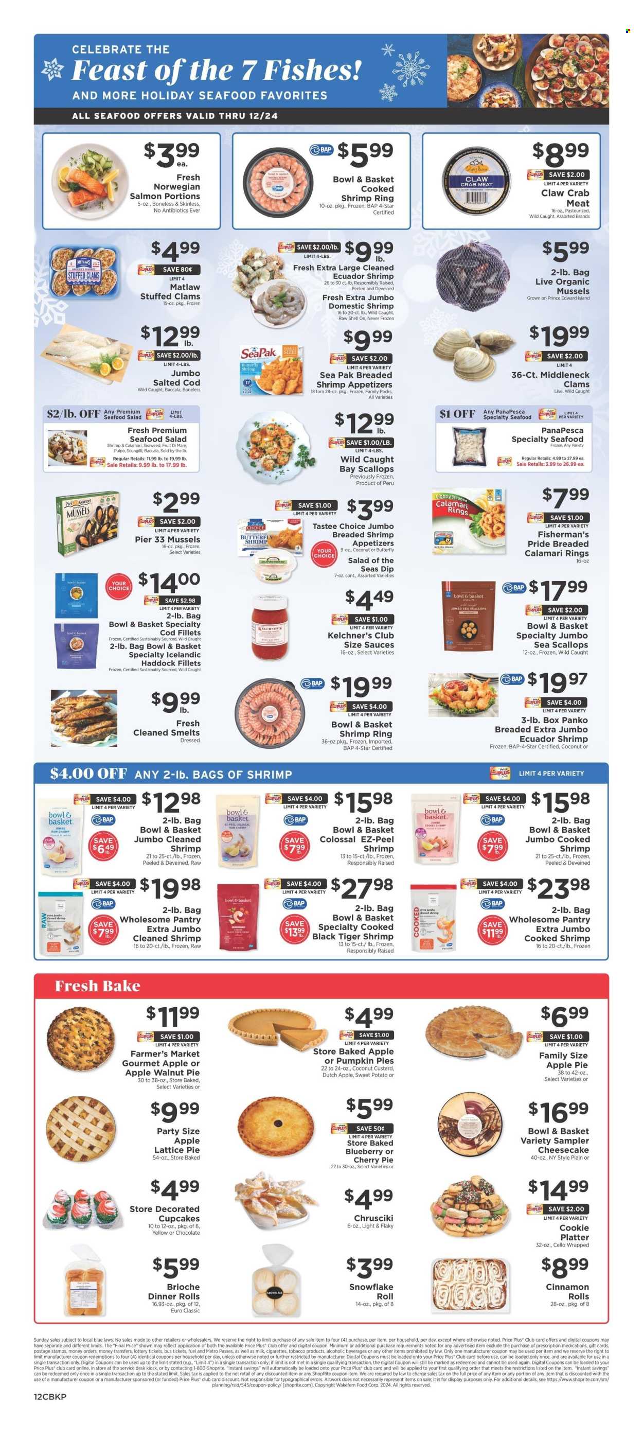 ShopRite ad - 12/20/2024 - 12/26/2024. Page 1