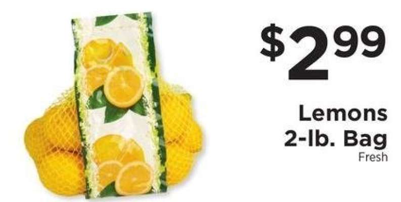 Lemons 2-lb. Bag - Fresh