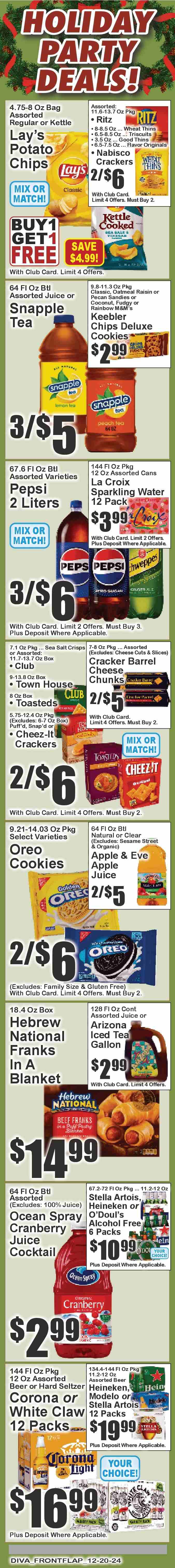 Key Food ad - 12/20/2024 - 12/26/2024. Page 1