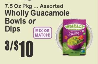 Wholly Guacamole Bowls or Dips