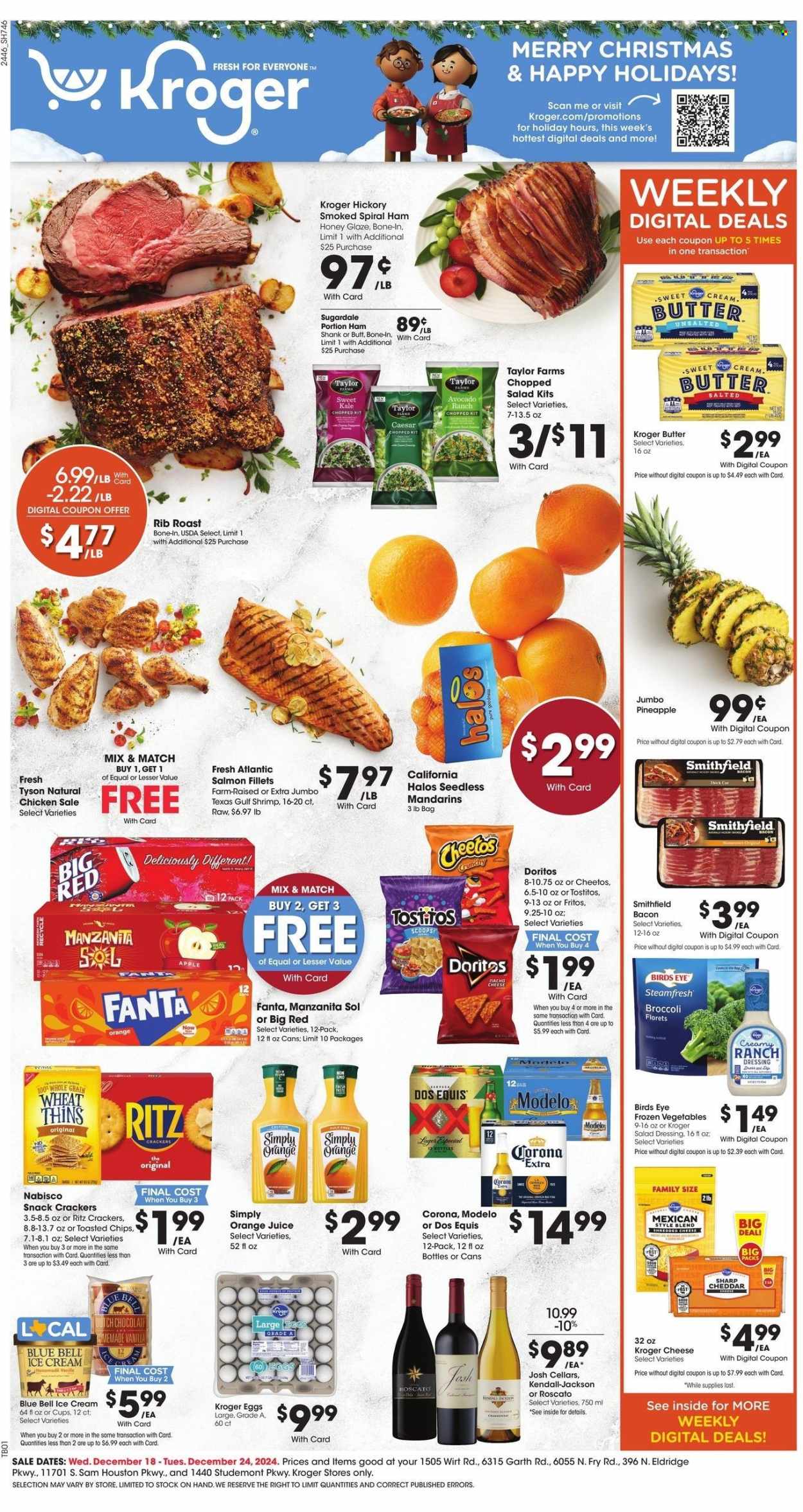 Kroger ad - 12/18/2024 - 12/24/2024. Page 1