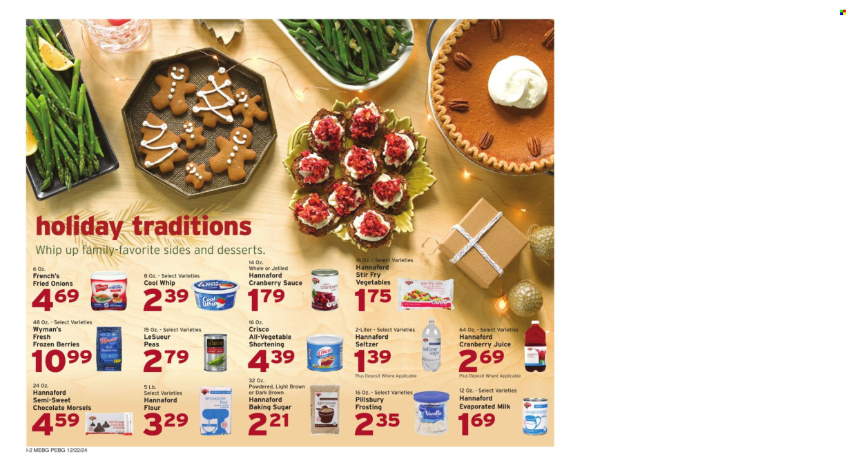 Hannaford ad - 12/22/2024 - 12/28/2024. Page 1