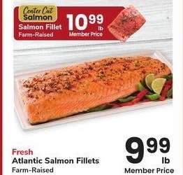 Fresh Atlantic Salmon Fillets - Farm - Raised