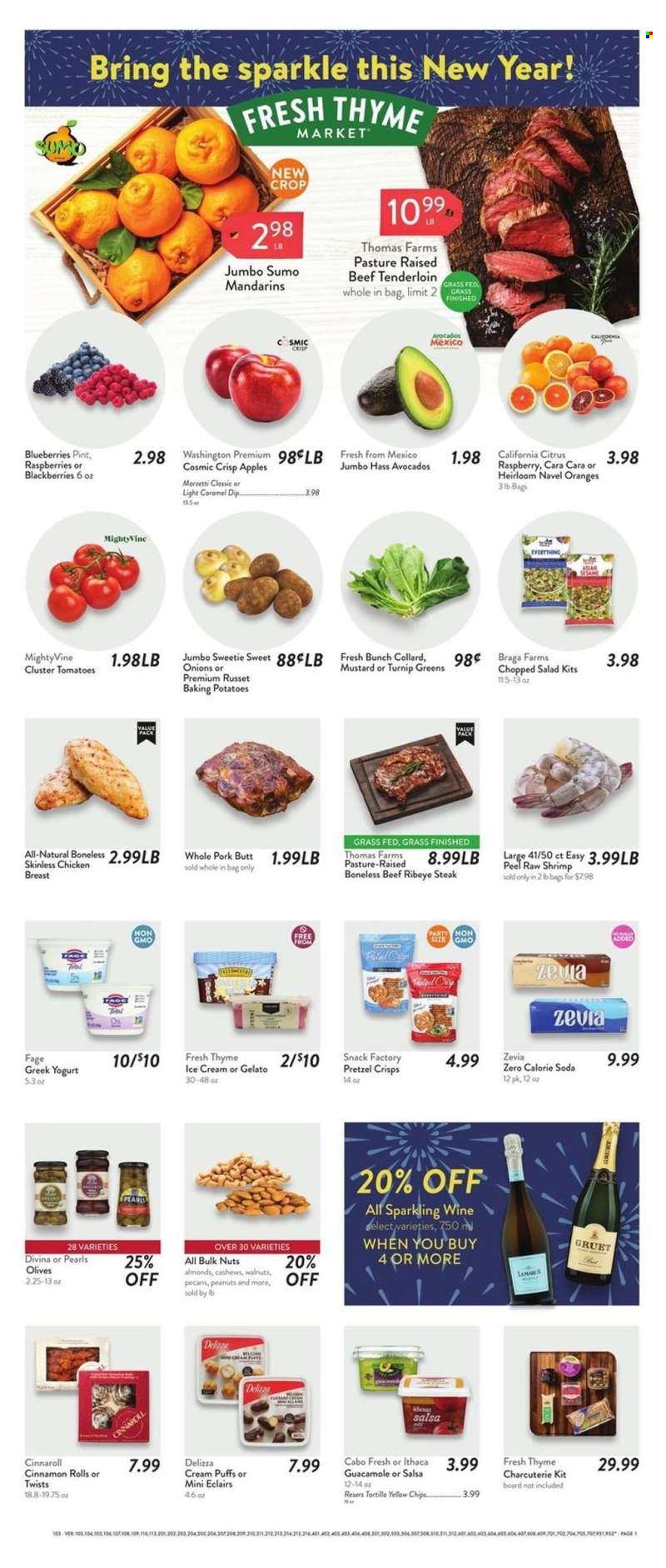 Fresh Thyme Flyer - 12/26/2024 - 12/31/2024.