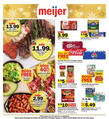 Meijer Flyer - 12/26/2024 - 01/04/2025.