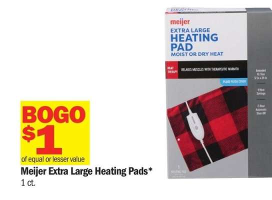 Meijer Extra Large Heating Pads - 1 ct.