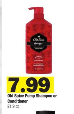 Old Spice Pump Shampoo or Conditioner - 21.9 oz.