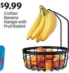 Crofton Banana Hanger with Fruit Basket