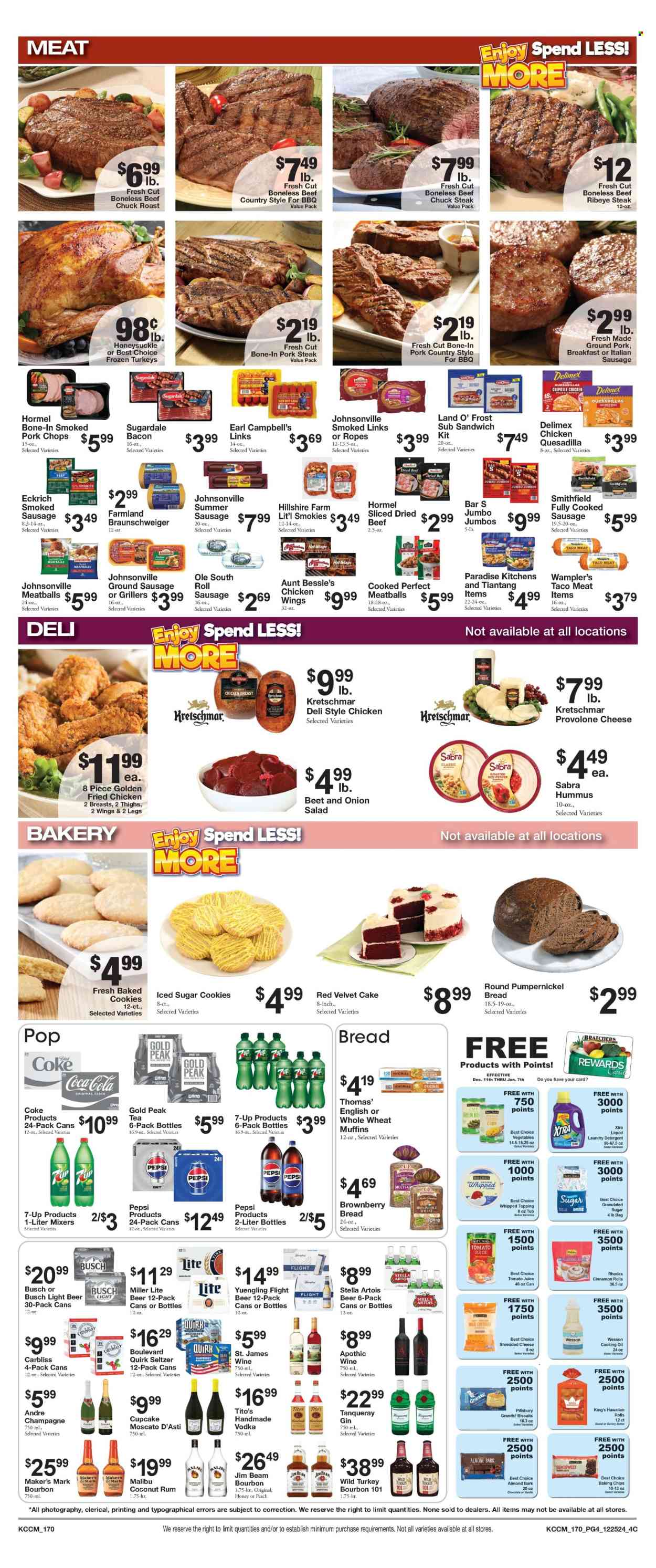 Bratchers Market ad - 12/25/2024 - 12/31/2024. Page 1