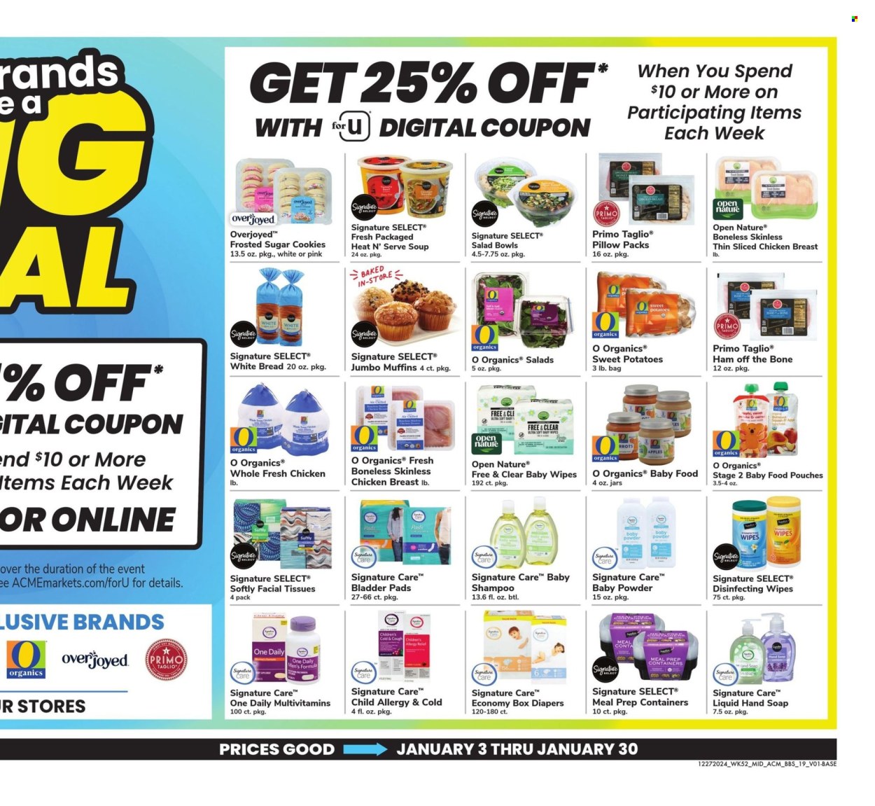 ACME ad - 12/27/2024 - 01/23/2025. Page 1