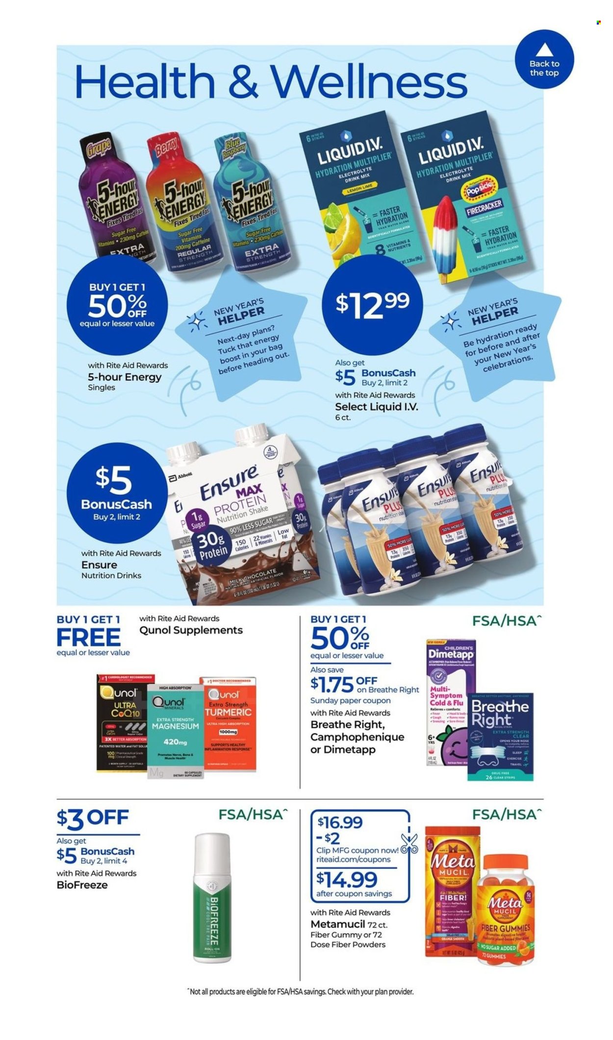 RITE AID ad - 12/29/2024 - 01/04/2025. Page 1