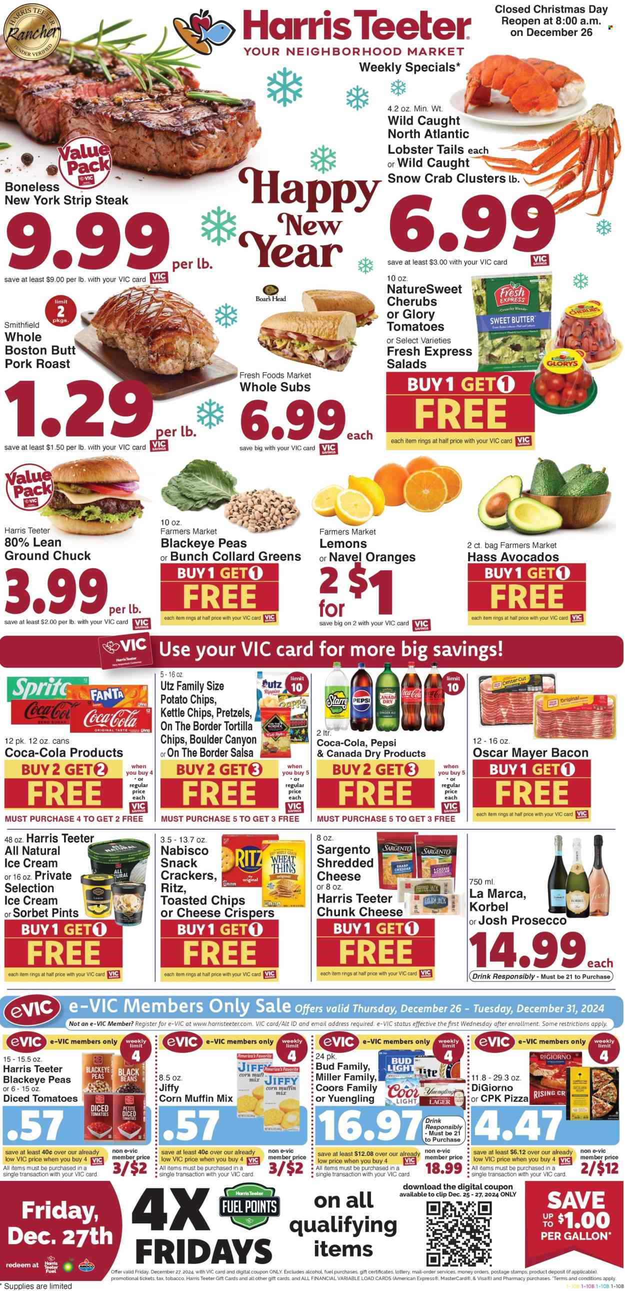 Harris Teeter ad - 12/26/2024 - 12/31/2024. Page 1