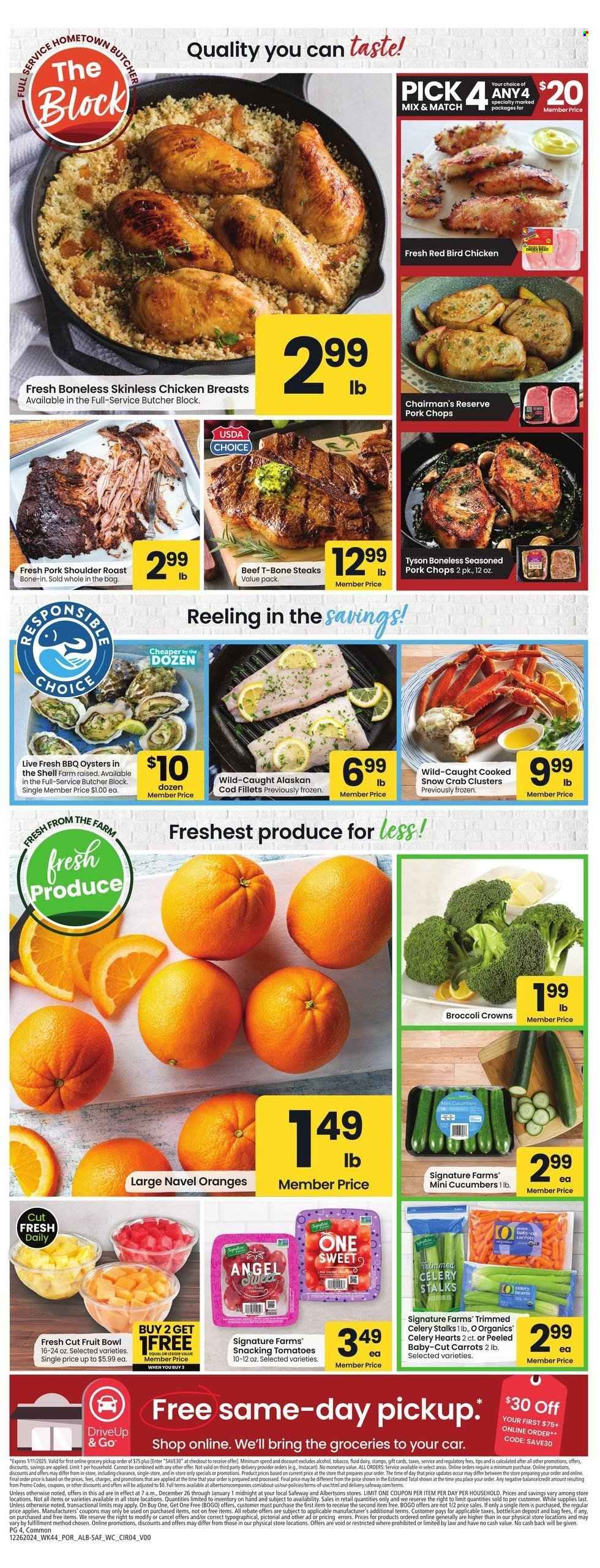 Safeway ad - 12/26/2024 - 01/01/2025. Page 1