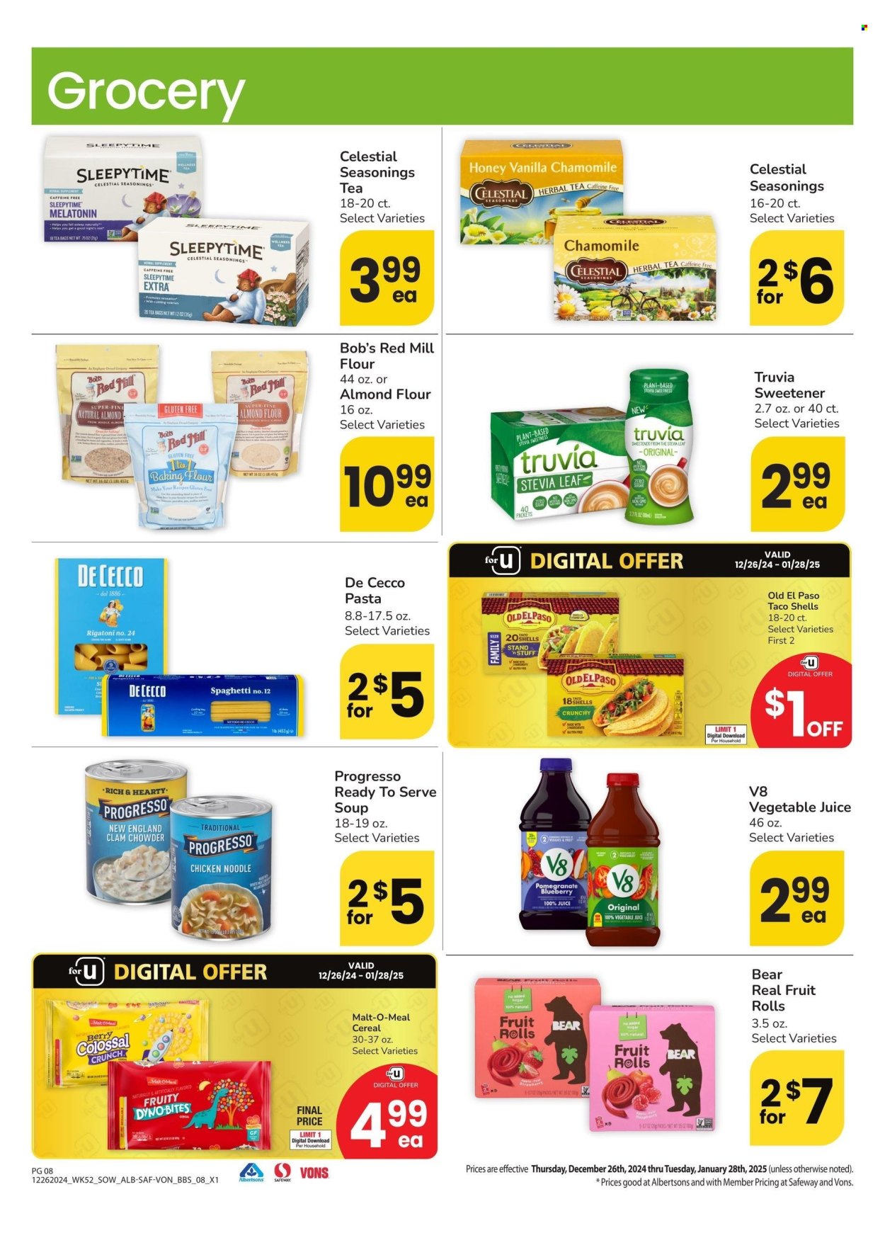 Safeway ad - 12/26/2024 - 01/28/2025. Page 1