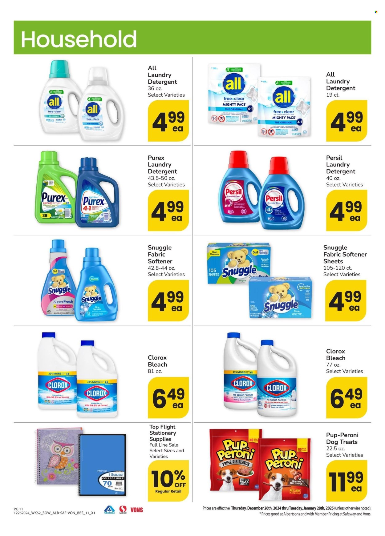 Safeway ad - 12/26/2024 - 01/28/2025. Page 1