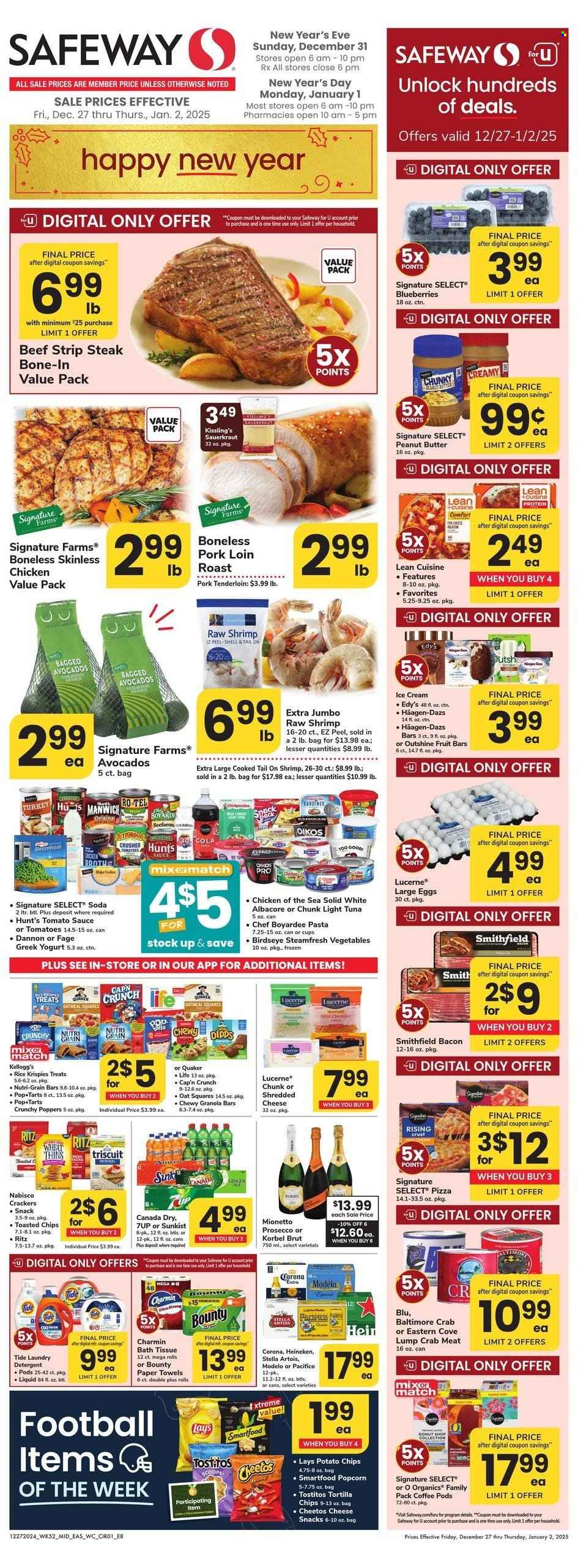 Safeway ad - 12/27/2024 - 01/02/2025. Page 1