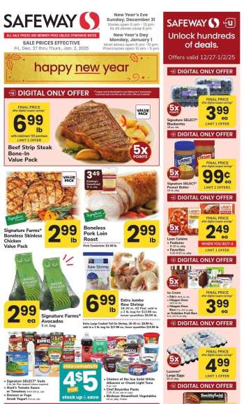 Safeway Flyer - 12/27/2024 - 01/02/2025.