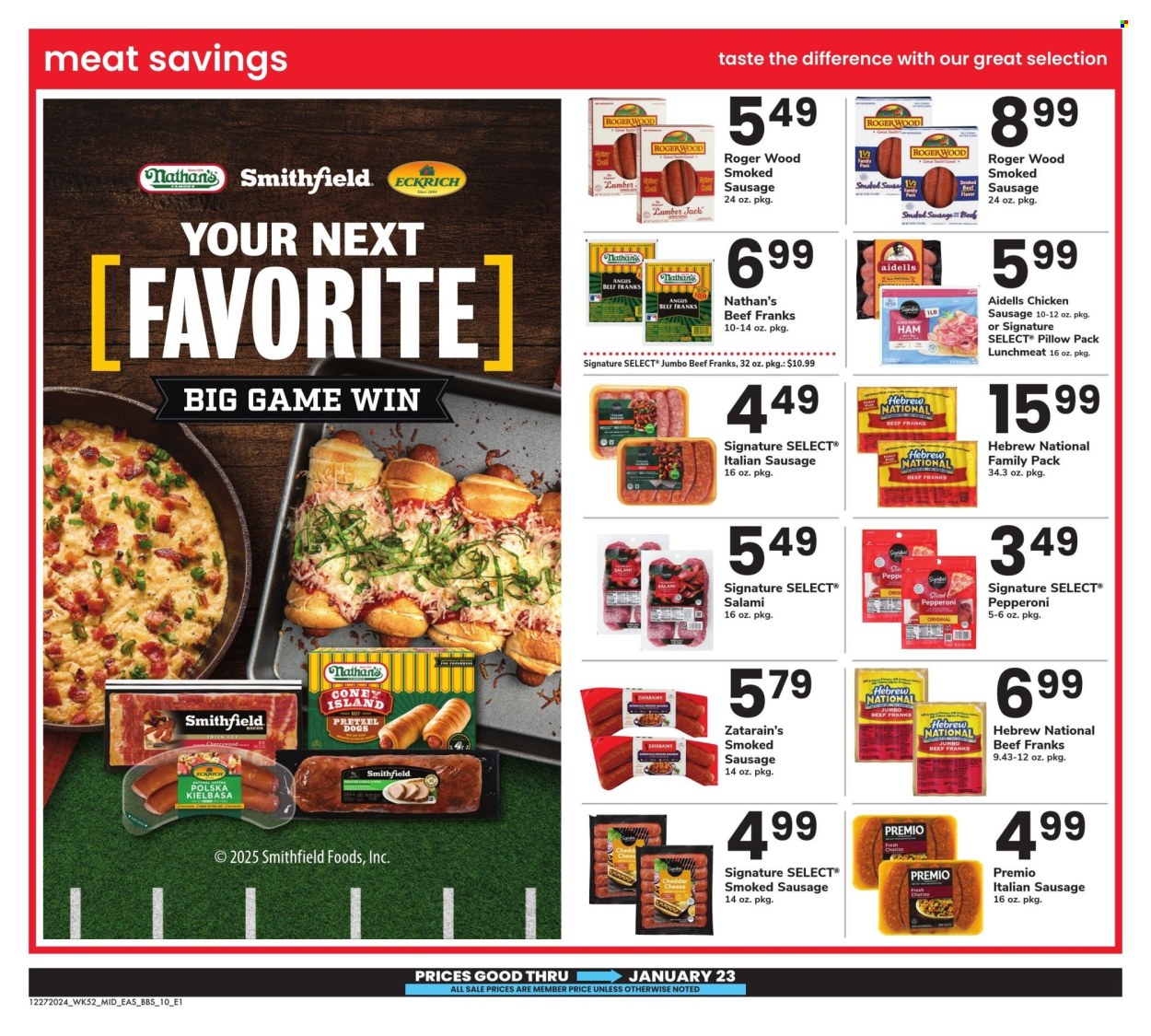 Safeway ad - 12/27/2024 - 01/23/2025. Page 1